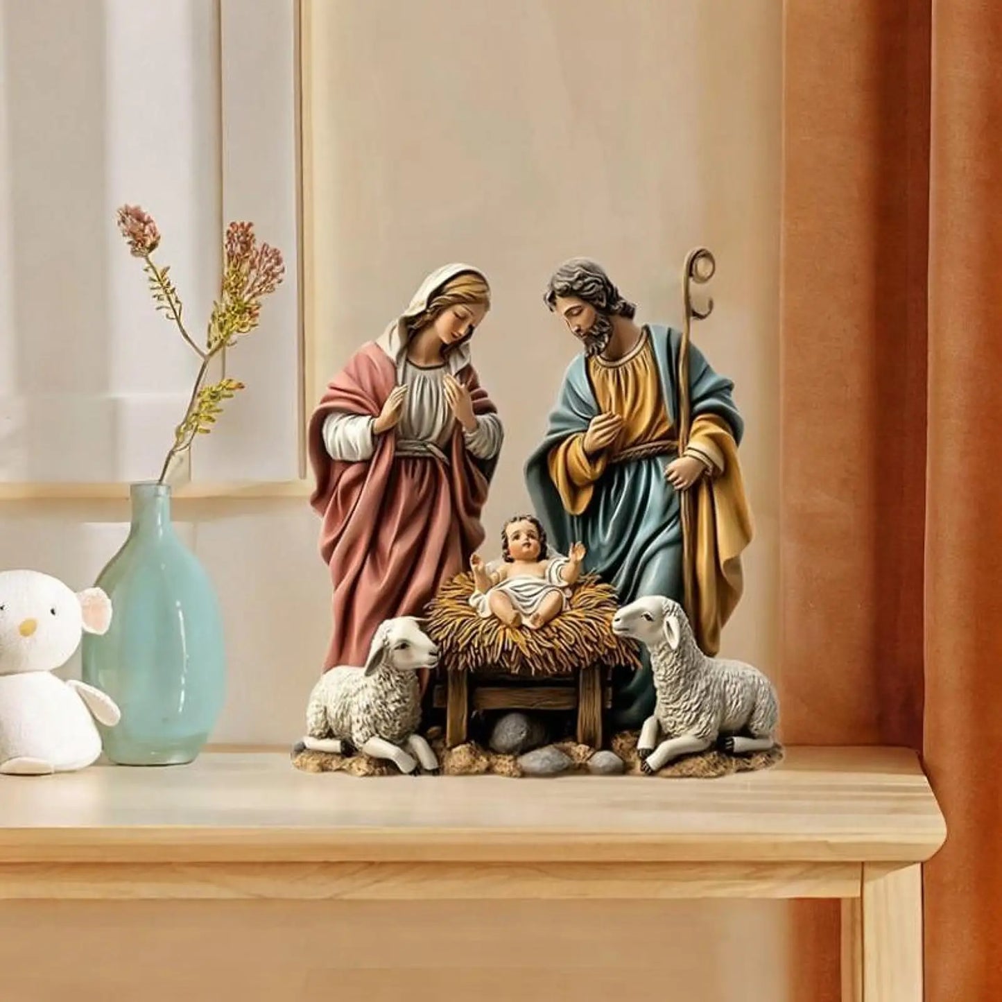 Christmas Nativity Scene Statue