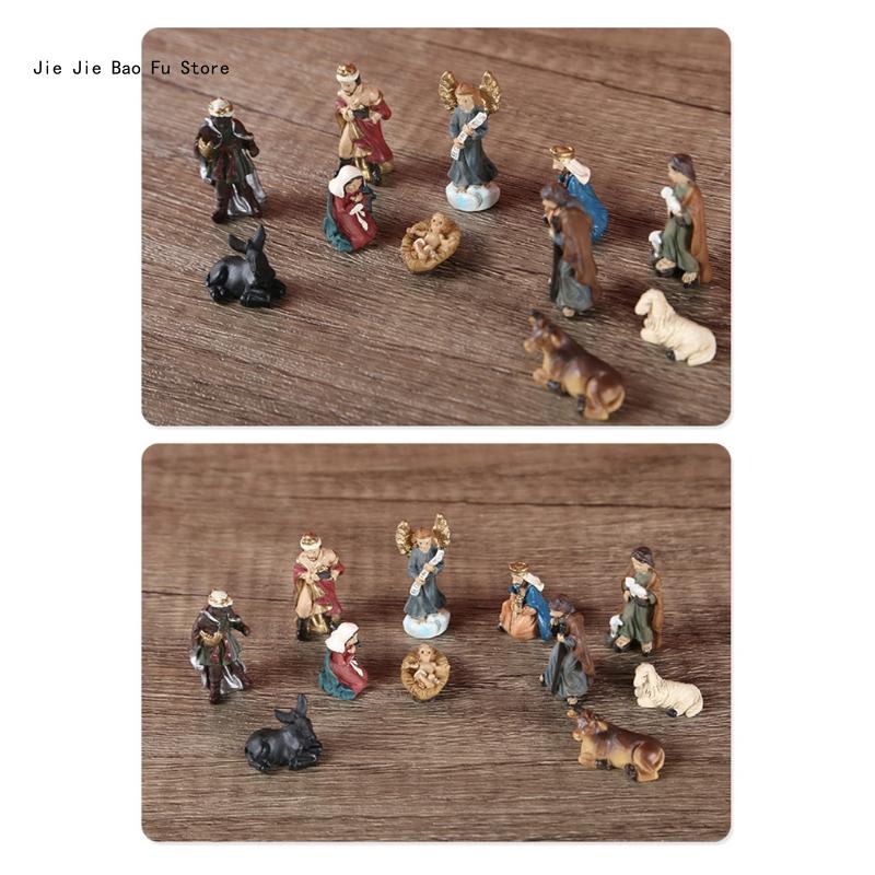 Nativity Statue Scene Set Gift Home Decor