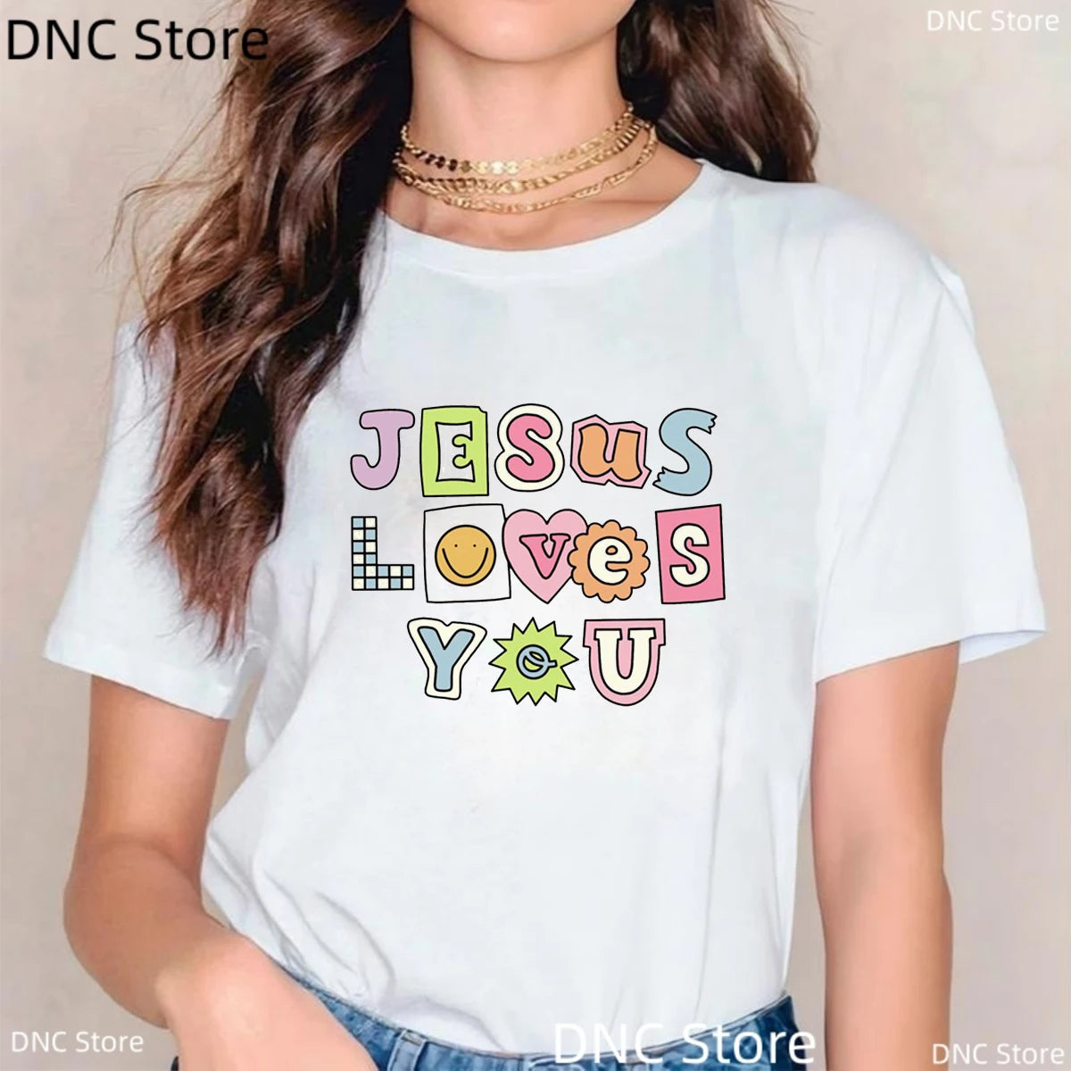 Faith T-shirt Women Fashion Summer