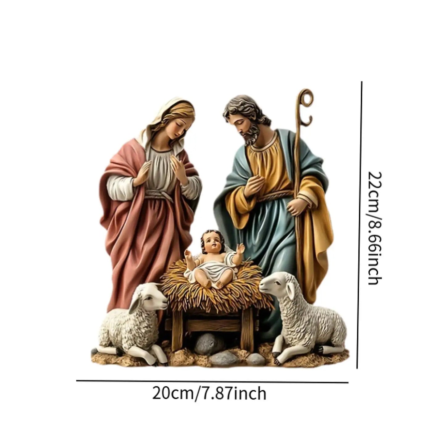 Christmas Nativity Scene Statue