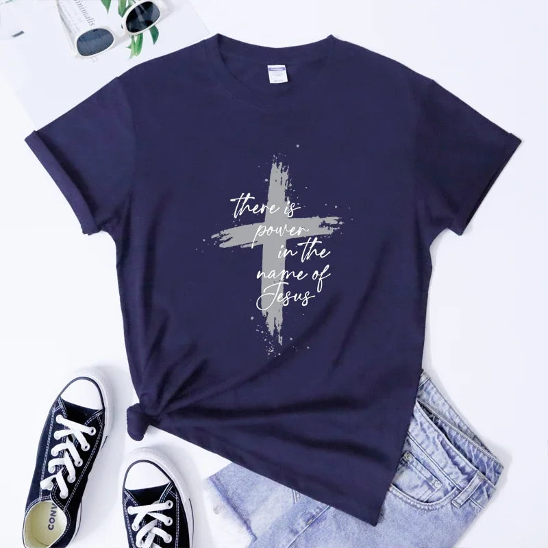 There Is Power In The Name Of Jesus Shirt Unisex T-Shirt