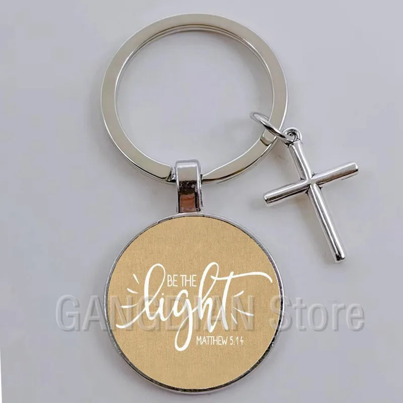 Jesus Faith Hope God Keychain Ornament Gift