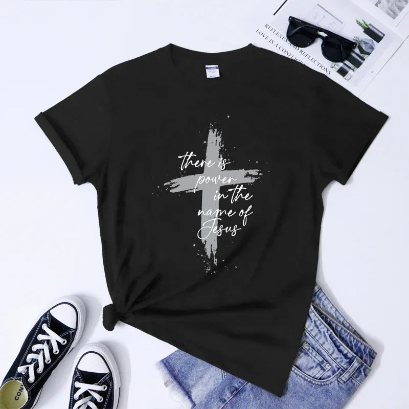 There Is Power In The Name Of Jesus Shirt Unisex T-Shirt