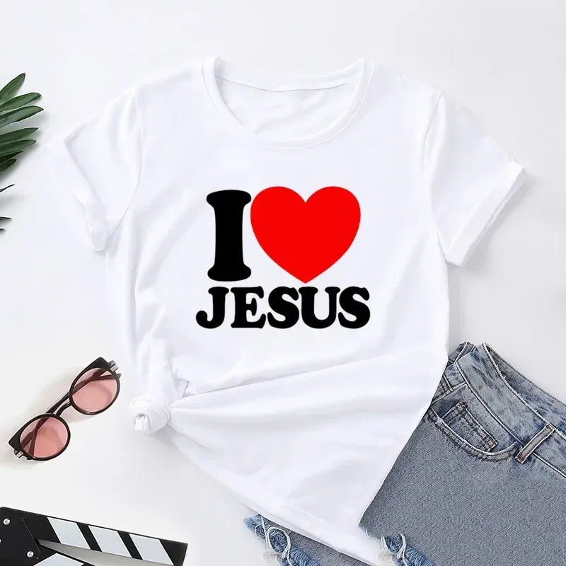 I Love Jesus Women T Shirts