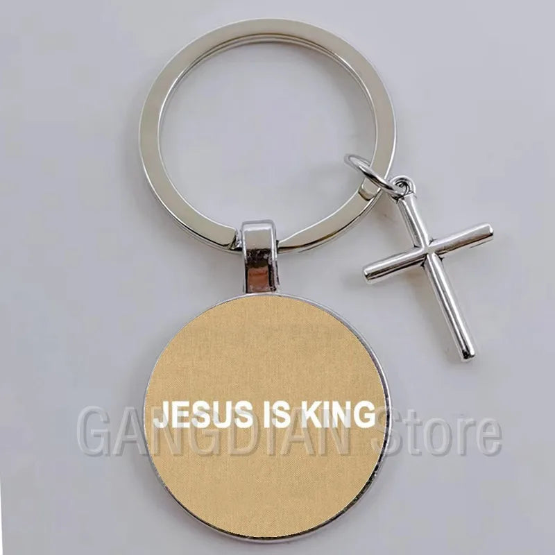 Jesus Faith Hope God Keychain Ornament Gift