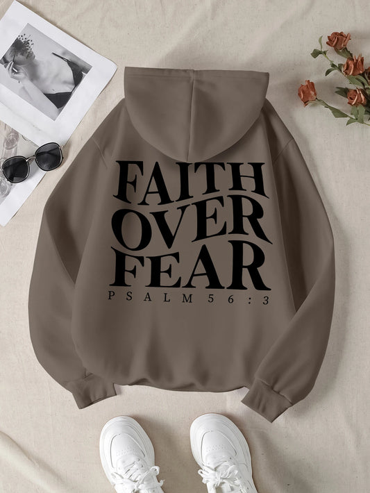 Faith over fear Men Christian Hoodie