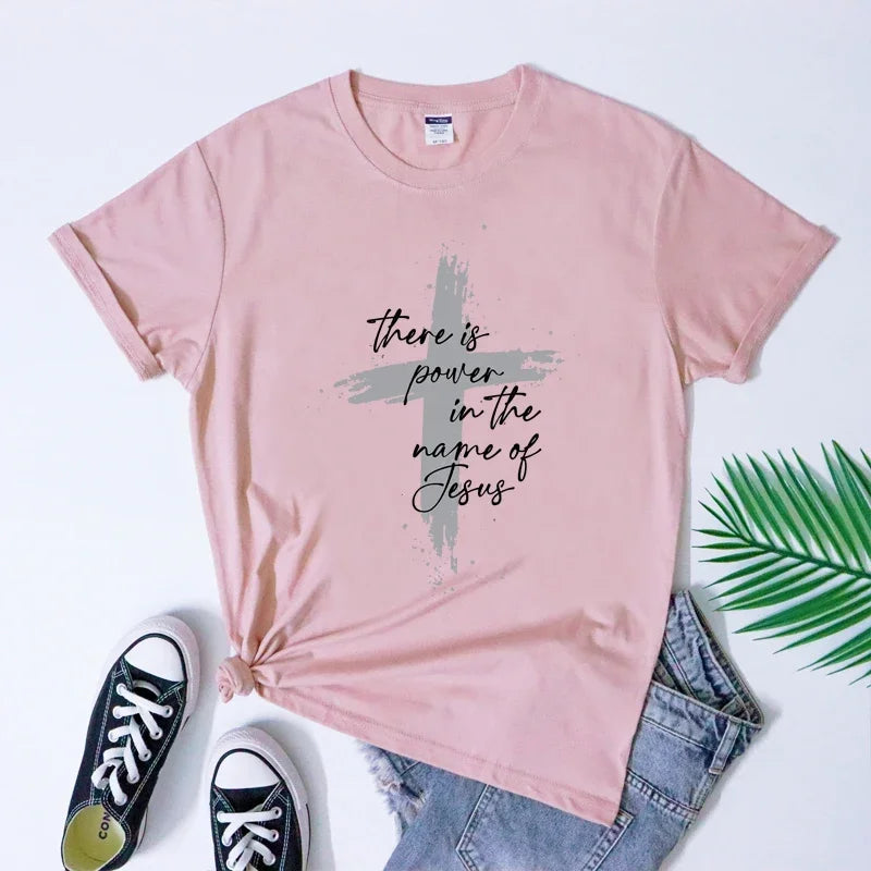 There Is Power In The Name Of Jesus Shirt Unisex T-Shirt