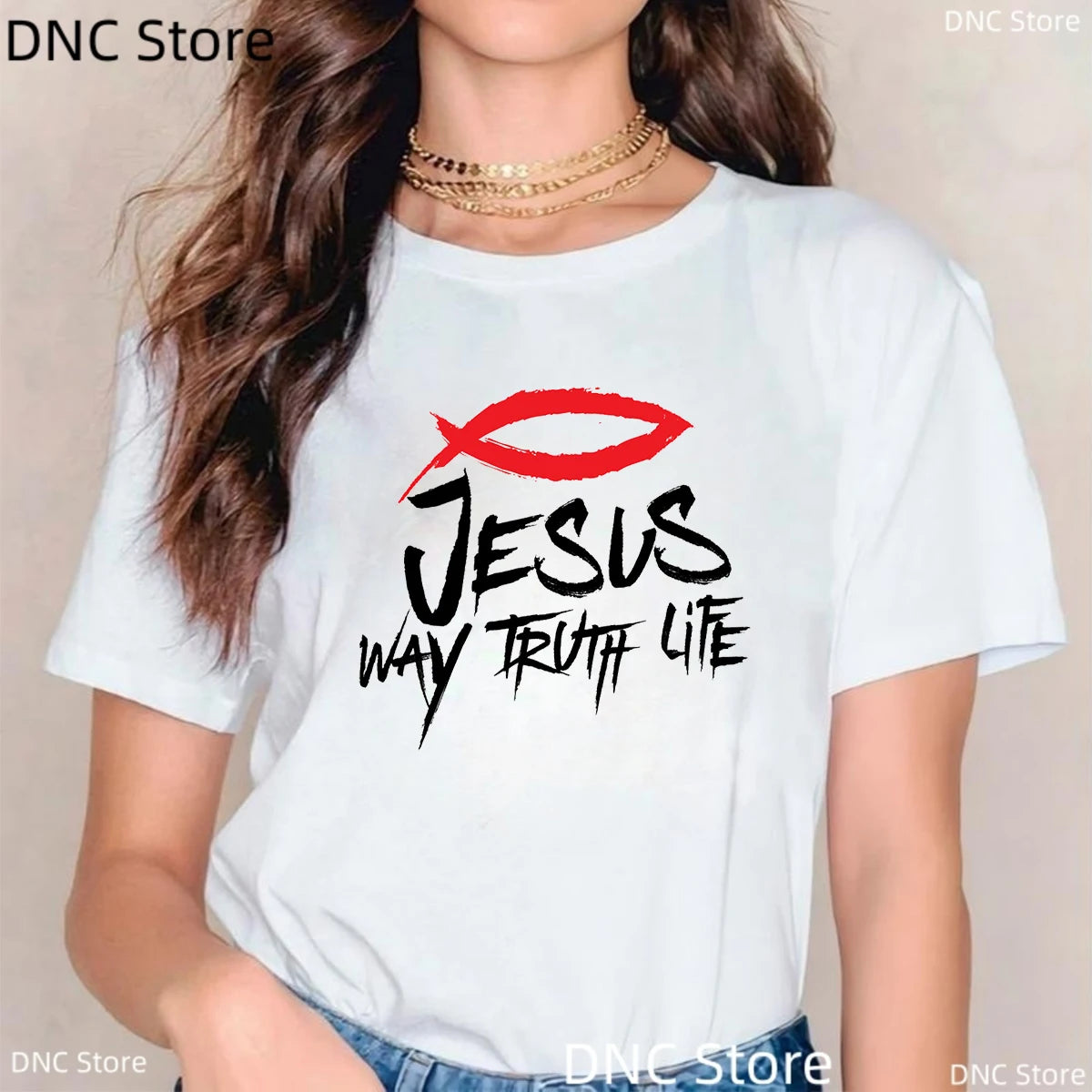 Faith T-shirt Women Fashion Summer