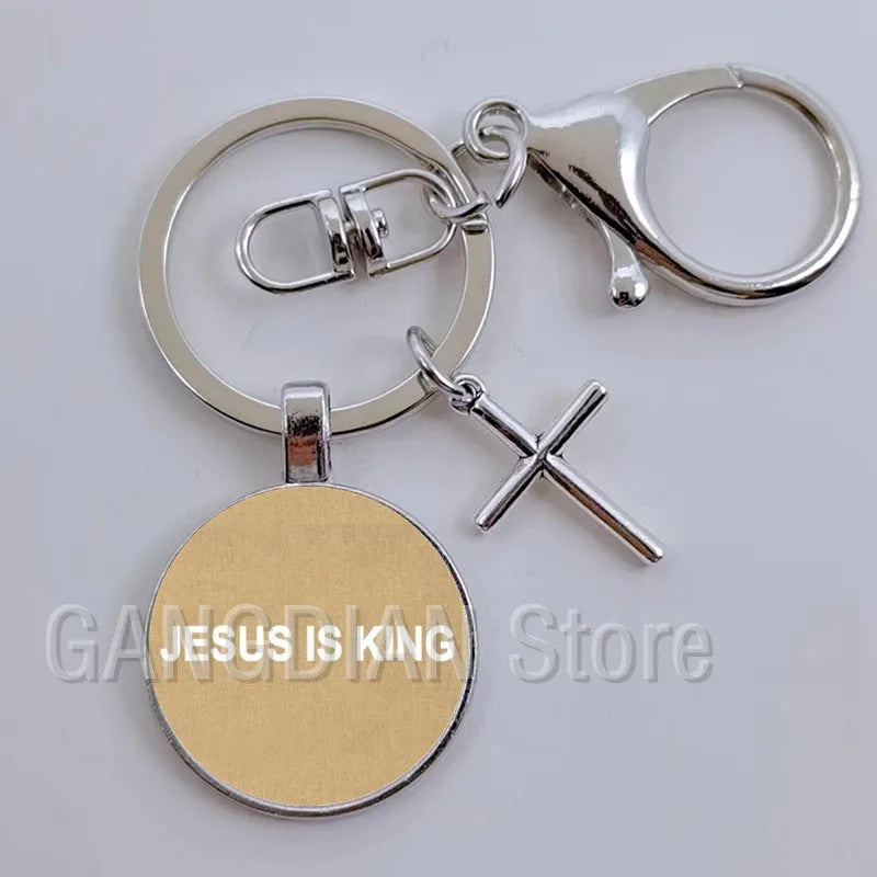 Jesus Faith Hope God Keychain Ornament Gift