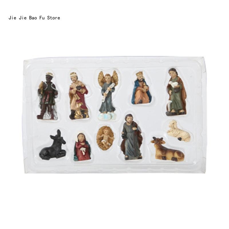 Nativity Statue Scene Set Gift Home Decor