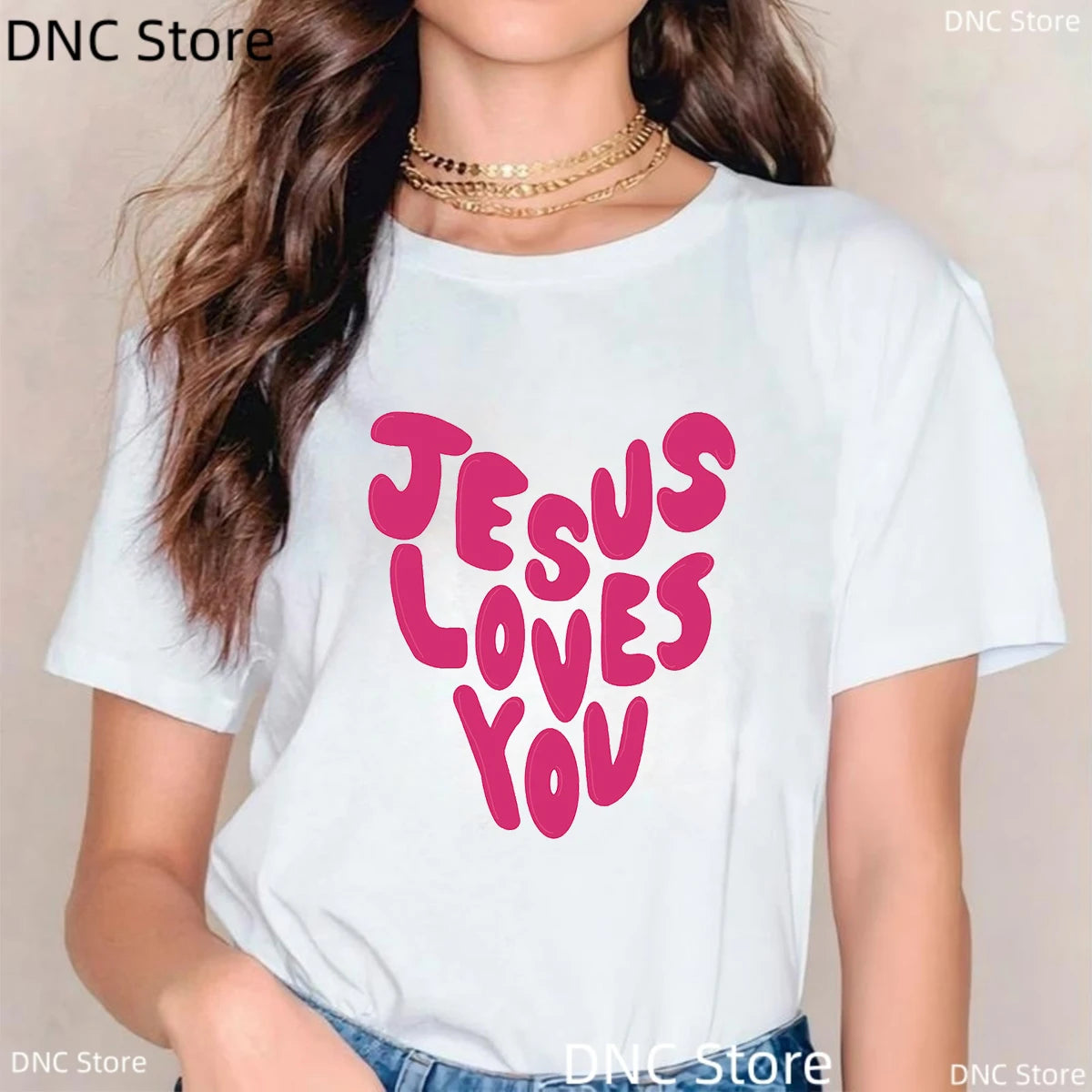 Faith T-shirt Women Fashion Summer