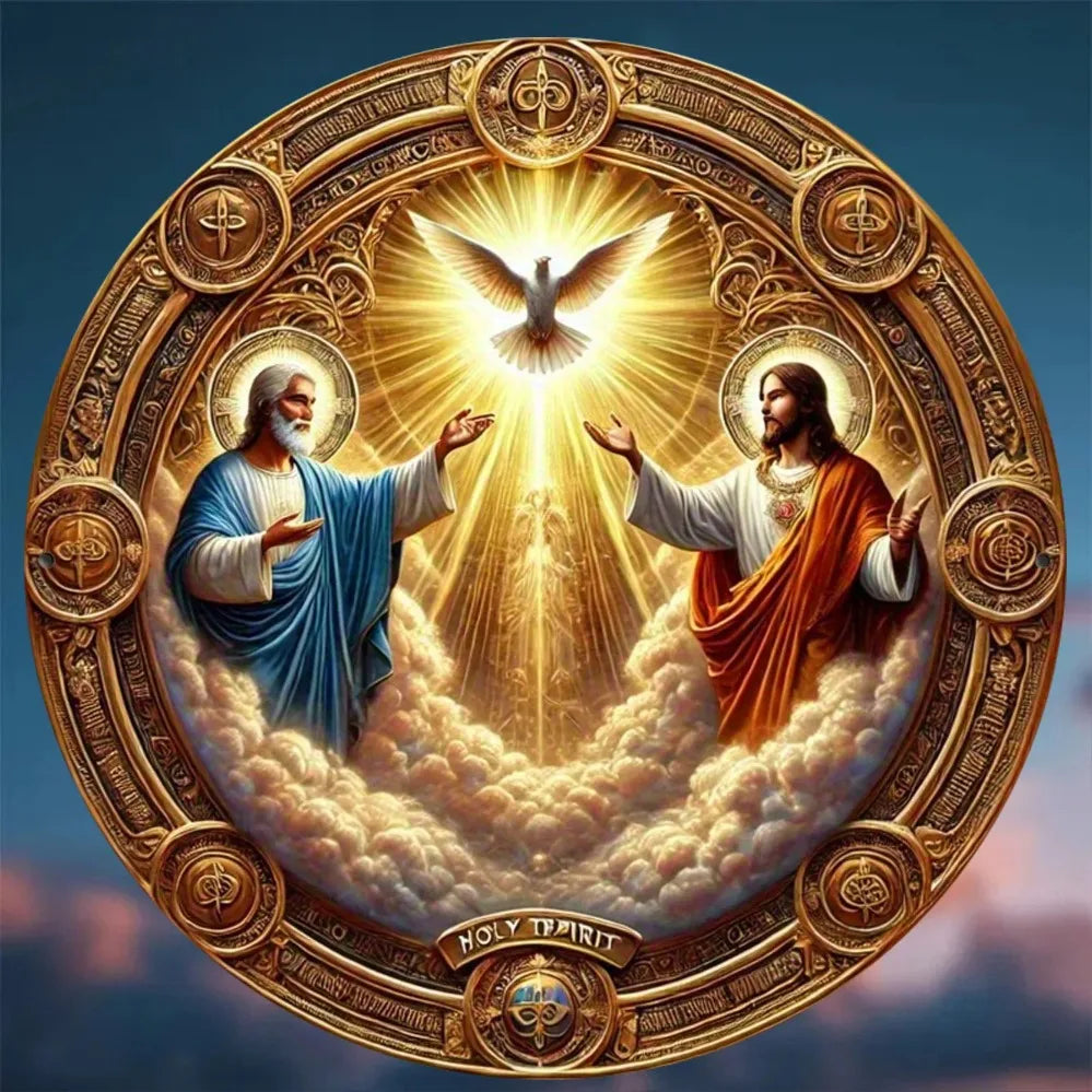 Holy Trinity Metal Wall Art