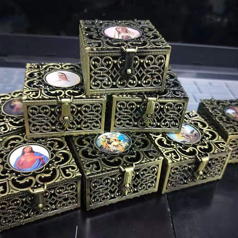 Rosary Beads Box with Lid