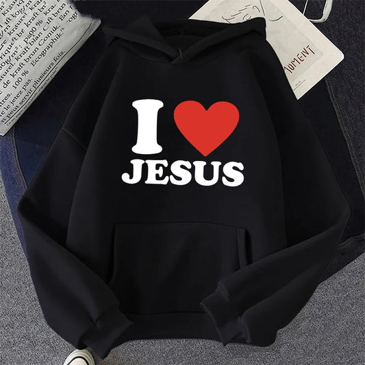 I Love Jesus Christian Hoodie