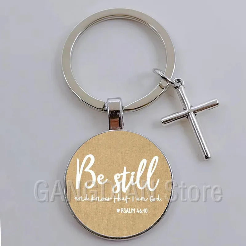 Jesus Faith Hope God Keychain Ornament Gift