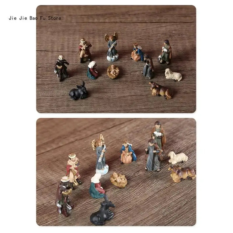 Nativity Statue Scene Set Gift Home Decor