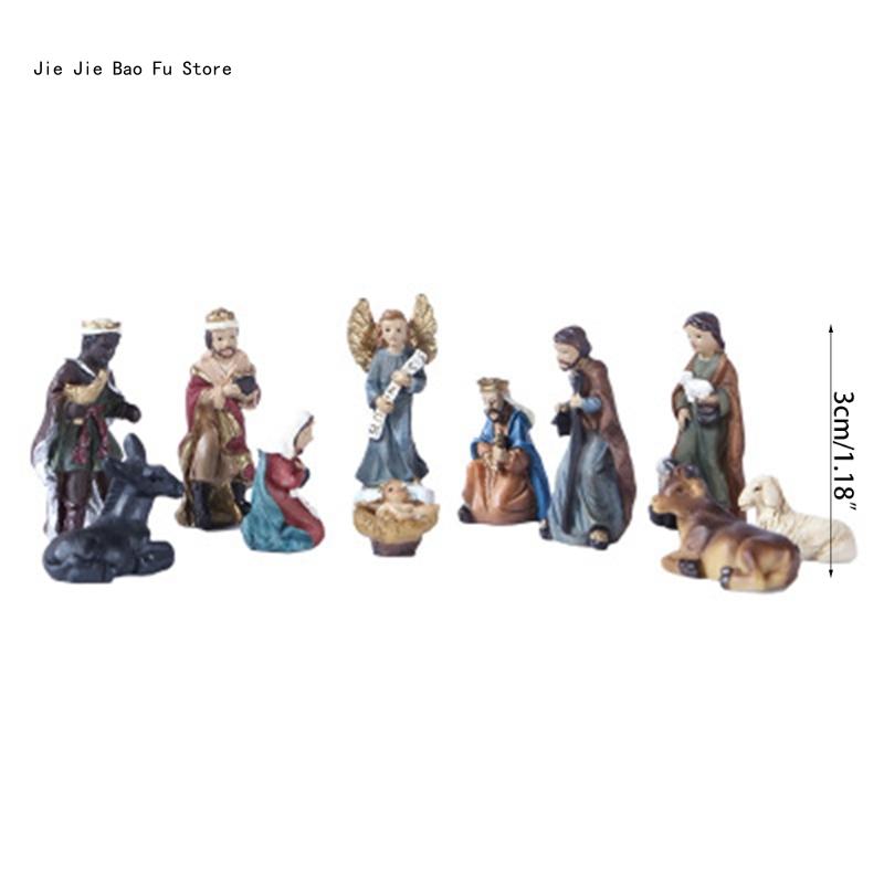 Nativity Statue Scene Set Gift Home Decor