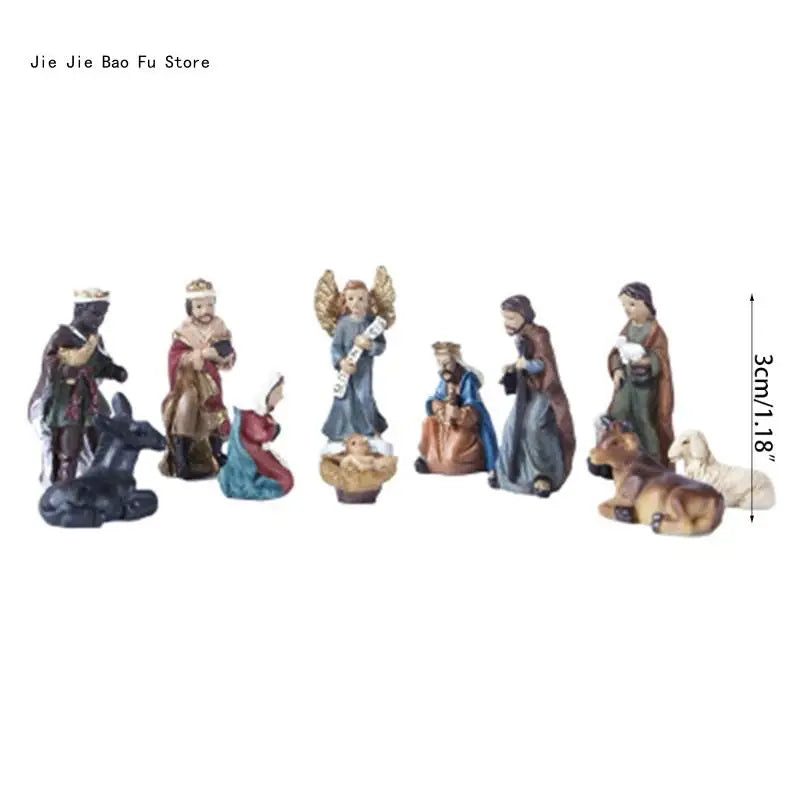 Nativity Statue Scene Set Gift Home Decor