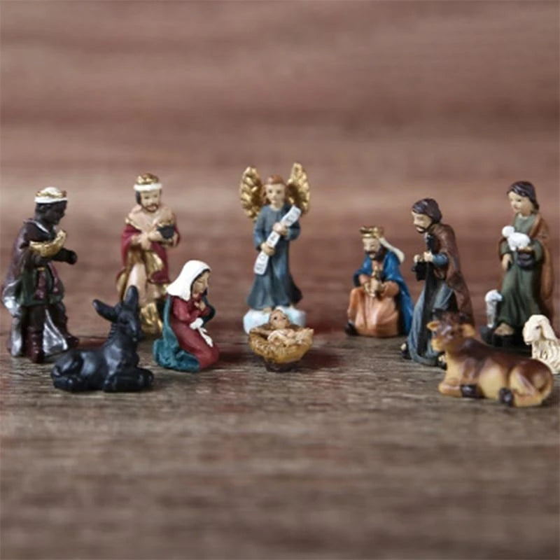 Nativity Statue Scene