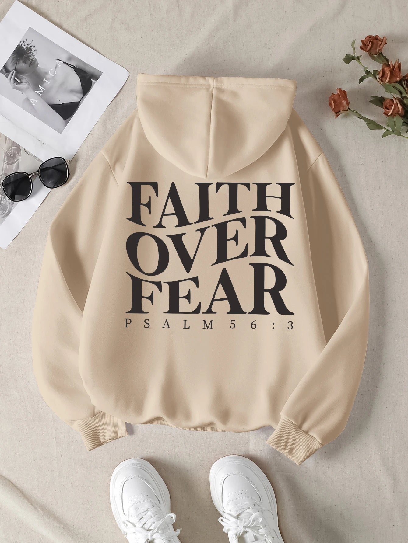 Faith over fear Men Christian Hoodie