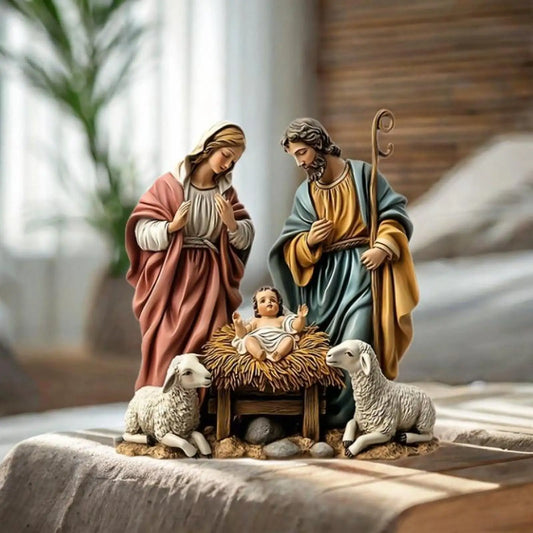 Christmas Nativity Scene Statue