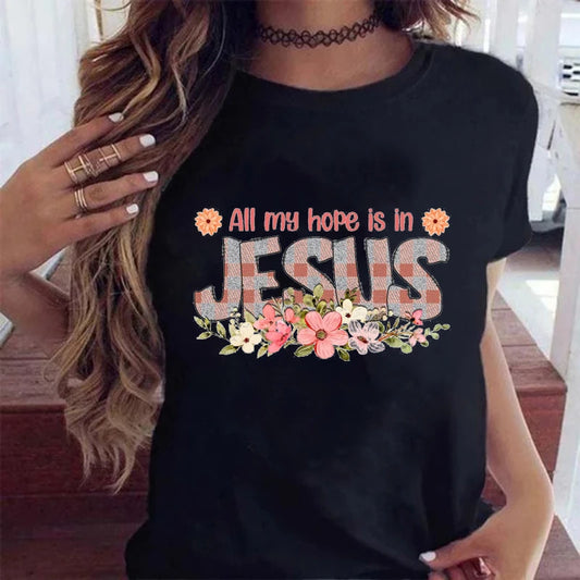 Faith T-shirt Women Fashion Summer
