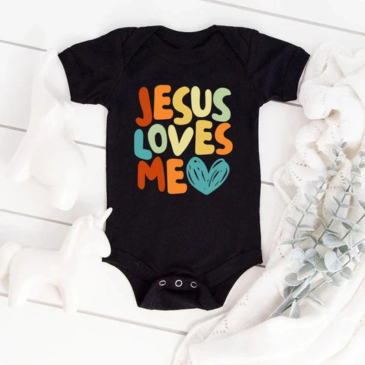 Jesus Loves Me  Baby Bodysuit