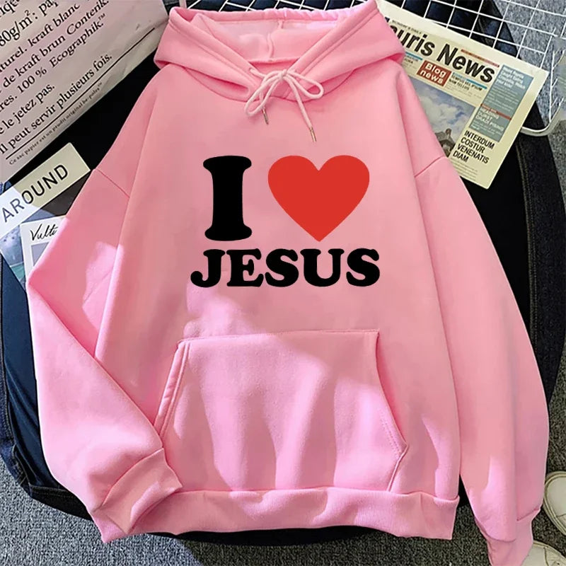 I Love Jesus Christian Hoodie