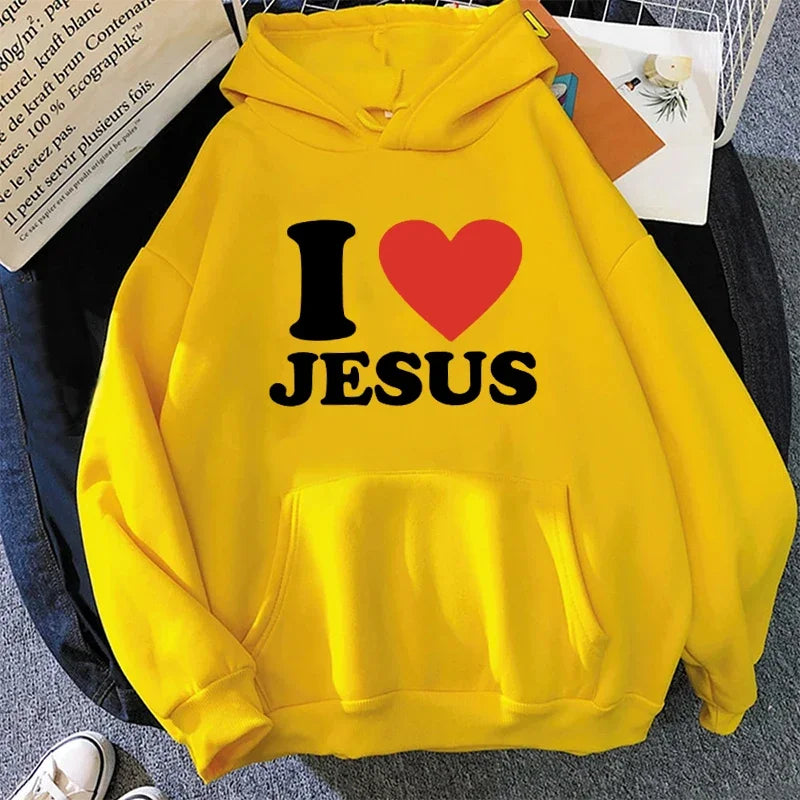 I Love Jesus Christian Hoodie