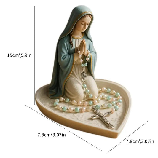 Jesus and Virgin Mary Rosary Holder