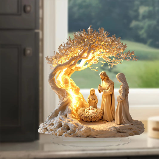 Nativity Statue Tree