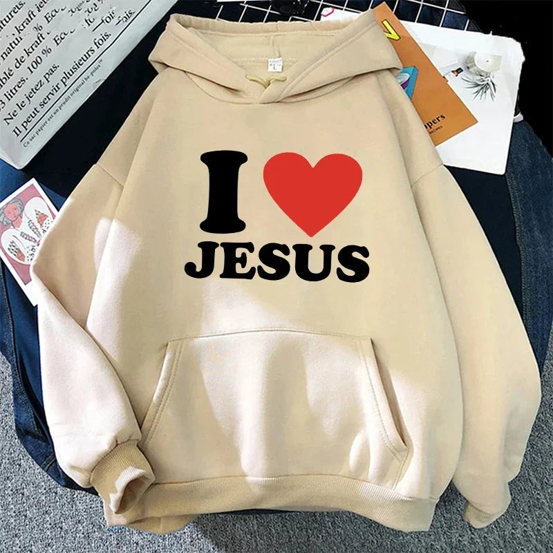 I Love Jesus Christian Hoodie