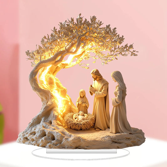 Nativity Statue Tree