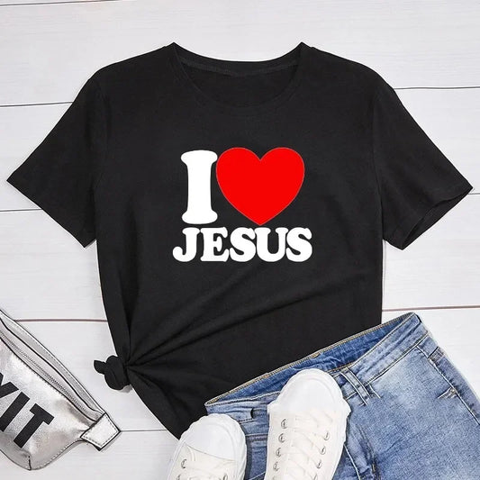I Love Jesus Women T Shirts