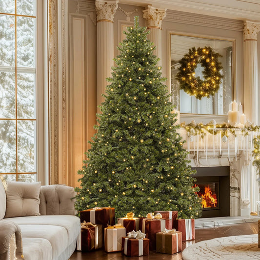 Realistic Artificial Christmas Tree with lights