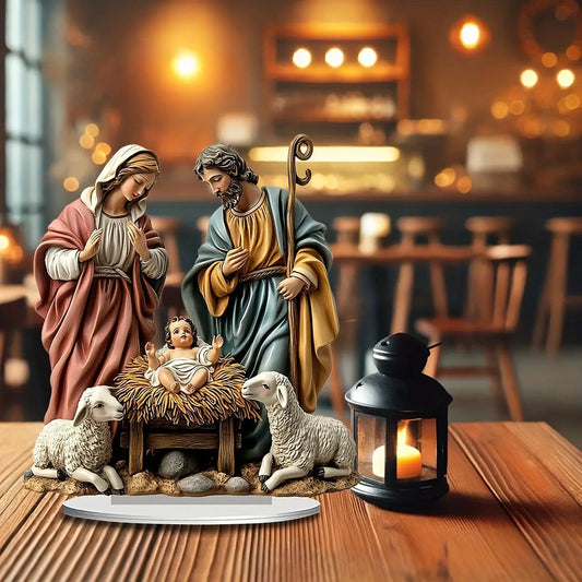 Christmas Nativity Scene Statue