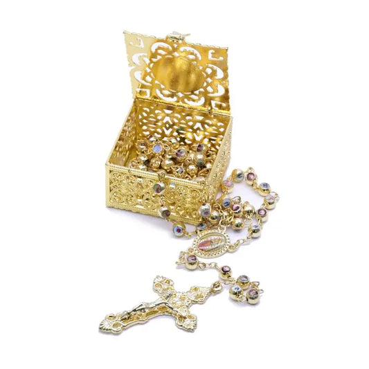 Rosary Beads Box with Lid